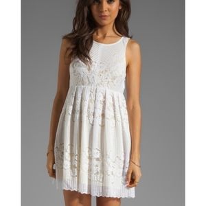 Free People | Lace Sun Dress with Open Back